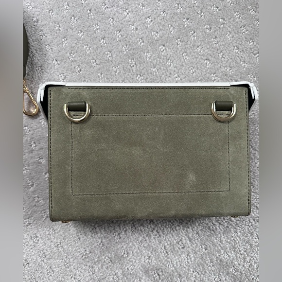 Yuzefi sude trim leather shoulder or waist bag - Picture 2 of 7